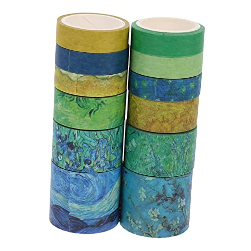 OFFIGAM 12 Rollen Papierbandaufkleber Handwerk Sammelalbum Scrapbooking DIY Klebeband DIY-Bänder DIY notebook bänder Scrapbook-Zubehör dekorativer Klebebandaufkleber PVC OFFIGAM 12 Rollen Papierbandaufkleber Handwerk Sammelalbum Scrapbooking DIY Klebeband DIY-Bänder DIY notebook bänder Scrapbook-Zubehör dekorativer Klebebandaufkleber PVC von OFFIGAM