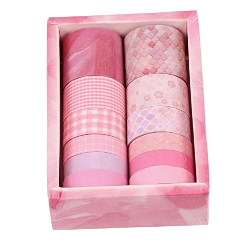 OFFIGAM 12 Rollen Papierbandaufkleber Sammelalbum Scrapbook-Klebeband selber machen Bastel-Scrapbooking einfache Musterbänder DIY Washi Tapes Journaling -Aufkleber PVC OFFIGAM 12 Rollen Papierbandaufkleber Sammelalbum Scrapbook-Klebeband selber machen Bastel-Scrapbooking einfache Musterbänder DIY Washi Tapes Journaling -Aufkleber PVC von OFFIGAM