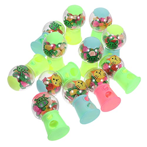 OFFIGAM 12 Stück Eraser Dispenser Maschine Lustige Radiergummis für Kompakte Eraser Container Schulbedarf für Schüler und Partys Sicheres und Langlebiges Material von OFFIGAM