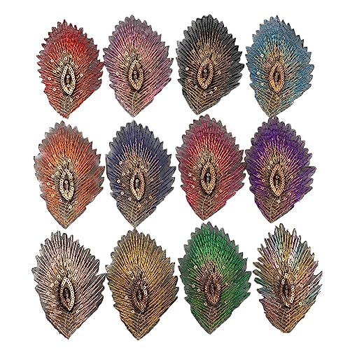 OFFIGAM 12 Stück Kleideraufnäher Kleidung mit Paillettenflecken Produkte bestickt Stickstoff Abzeichen Naht aufkleber DIY -Kleidungsstück Loch füllender Flicken DIY Kleidung Dekoration OFFIGAM 12 Stück Kleideraufnäher Kleidung mit Paillettenflecken Produkte bestickt Stickstoff Abzeichen Naht aufkleber DIY -Kleidungsstück Loch füllender Flicken DIY Kleidung Dekoration von OFFIGAM