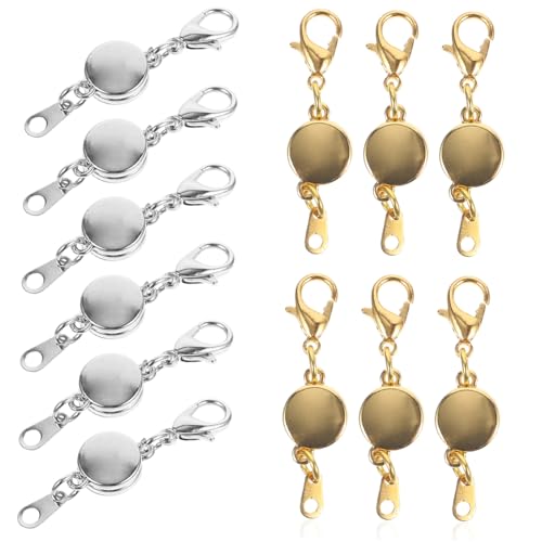 OFFIGAM 12 Stück Teiliges Magnetische Schmuckverschlüsse aus Legierung Einfache Installation Langlebig Rostfrei Geeignet für Halsketten und Armbänder Praktische DIY Ketten und OFFIGAM 12 Stück Teiliges Magnetische Schmuckverschlüsse aus Legierung Einfache Installation Langlebig Rostfrei Geeignet für Halsketten und Armbänder Praktische DIY Ketten und von OFFIGAM