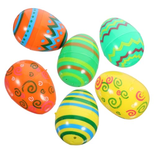 OFFIGAM 12 Stück Wiederverwendbare Ostereier Plastikeier zum Befüllen für Ostern Süße Verpackungen für Süßigkeiten Deko für Osterfeiern Eier OFFIGAM 12 Stück Wiederverwendbare Ostereier Plastikeier zum Befüllen für Ostern Süße Verpackungen für Süßigkeiten Deko für Osterfeiern Eier von OFFIGAM