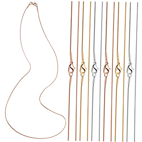 OFFIGAM 12 Stück mit Karabinerverschlüssen Ketten für Schmuckherstellung in Gold Silber und Roségold für Diy Projekte und Anhänger OFFIGAM 12 Stück mit Karabinerverschlüssen Ketten für Schmuckherstellung in Gold Silber und Roségold für Diy Projekte und Anhänger von OFFIGAM
