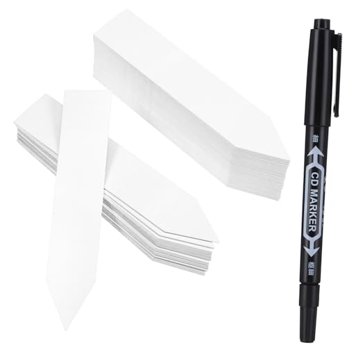 OFFIGAM 120 Stück Pflanzenetiketten Schwarzem Marker Wiederverwendbare Gartenstecker für Pflanzenbeschriftung und Organisation von Pflanzen im Innenbereich OFFIGAM 120 Stück Pflanzenetiketten Schwarzem Marker Wiederverwendbare Gartenstecker für Pflanzenbeschriftung und Organisation von Pflanzen im Innenbereich von OFFIGAM