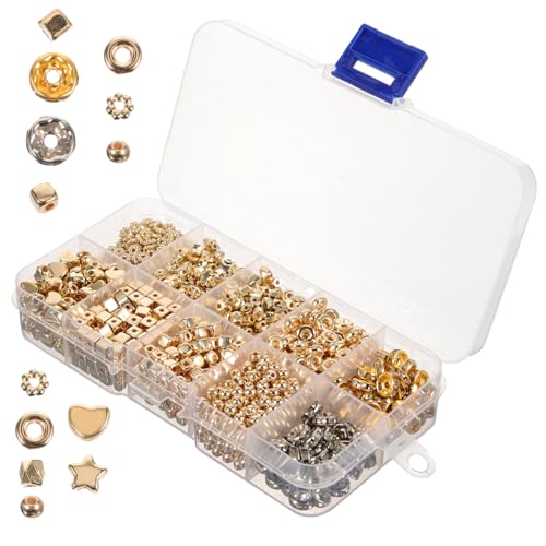 OFFIGAM 1240 Stück Teiliges Ccb perlen Fächern Leichte DIY Schmuckperlen für Halsketten und Armbänder Vielseitige Bastelperlen Auffädeln Tragbar und Praktisch für Schmuckherstellung OFFIGAM 1240 Stück Teiliges Ccb perlen Fächern Leichte DIY Schmuckperlen für Halsketten und Armbänder Vielseitige Bastelperlen Auffädeln Tragbar und Praktisch für Schmuckherstellung von OFFIGAM