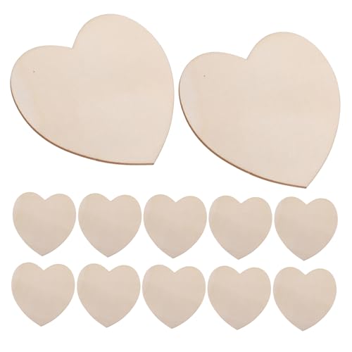 OFFIGAM 12Stücke Herzförmige Holzscheiben DIY Holzdekoration für Valentinstag Natürliche Holzscheiben Basteln für Tischdeko und Handwerksprojekte OFFIGAM 12Stücke Herzförmige Holzscheiben DIY Holzdekoration für Valentinstag Natürliche Holzscheiben Basteln für Tischdeko und Handwerksprojekte von OFFIGAM