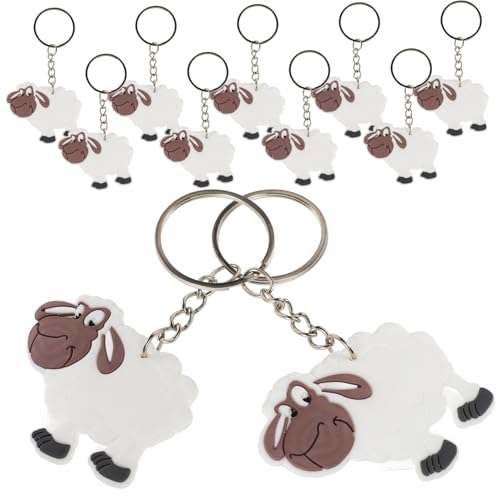 OFFIGAM 12Stücke Süße Schaf Schlüsselanhänger Tier Schaf Charm Anhänger Niedliches Design für Taschen Langlebig und für Partys OFFIGAM 12Stücke Süße Schaf Schlüsselanhänger Tier Schaf Charm Anhänger Niedliches Design für Taschen Langlebig und für Partys von OFFIGAM