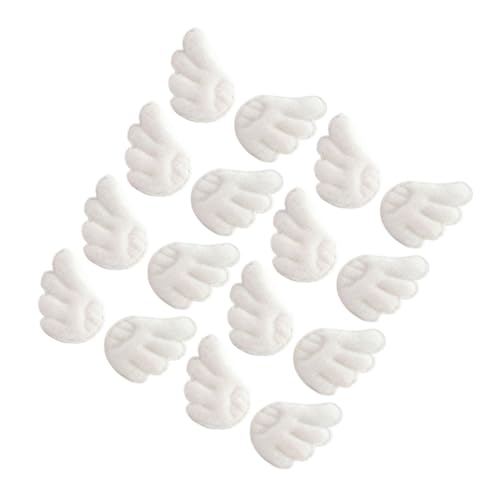 OFFIGAM 15 Paare Engel Flügel Patches Aufbügelbare Stoffaufnäher für Kinderbekleidung Schuhe und Haaraccessoires Langlebig und Praktisch für DIY Projekte von OFFIGAM