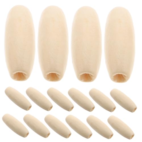 OFFIGAM 150 Stück Teiliges Ovale Holzperlen aus Robustem Ahornholz Natürliche Spacer perlen Auffädeln für DIY Schmuck Türvorhänge Taschen und Bastelprojekte OFFIGAM 150 Stück Teiliges Ovale Holzperlen aus Robustem Ahornholz Natürliche Spacer perlen Auffädeln für DIY Schmuck Türvorhänge Taschen und Bastelprojekte von OFFIGAM