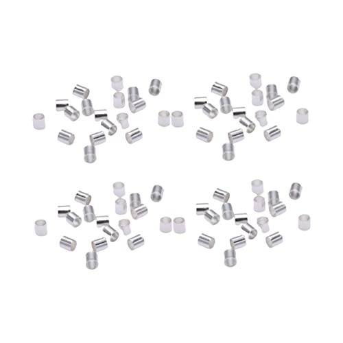 OFFIGAM 1500 Stück Perlenmaterial Herstellung Schmuck für Quetschperlen Rohrperlen Kupferperlen Silber OFFIGAM 1500 Stück Perlenmaterial Herstellung Schmuck für Quetschperlen Rohrperlen Kupferperlen Silber von OFFIGAM
