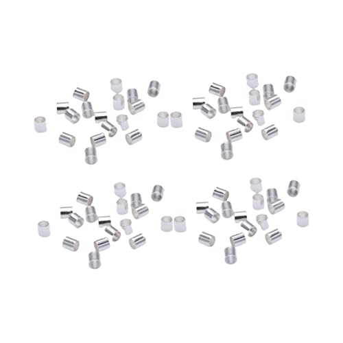 OFFIGAM 1500 Stück Perlenmaterial Quetschperlen Perlen für Schmuckhersteller Rohrperlen Kupferperlen Silber OFFIGAM 1500 Stück Perlenmaterial Quetschperlen Perlen für Schmuckhersteller Rohrperlen Kupferperlen Silber von OFFIGAM