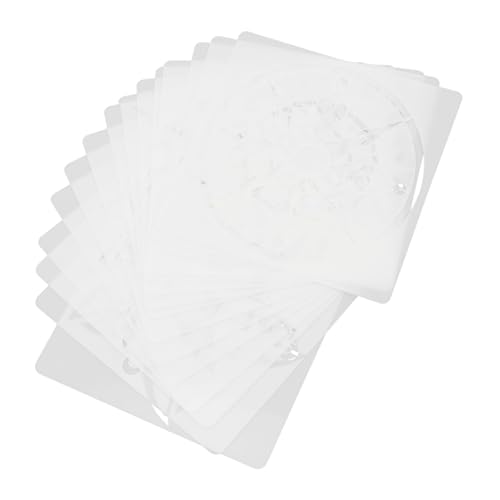 OFFIGAM 16 Stück Malvorlage Schablonen ziehen Zeichnungsvorlagen Pyrographie-Schablonen Blume DIY -Vorlage hohle Malschablonen Holzbrennschablonen das Haustier Weiß OFFIGAM 16 Stück Malvorlage Schablonen ziehen Zeichnungsvorlagen Pyrographie-Schablonen Blume DIY -Vorlage hohle Malschablonen Holzbrennschablonen das Haustier Weiß von OFFIGAM