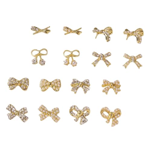 OFFIGAM 16Stücke DIY Zubehör Charmante Bowknot Dekorationen aus Hochwertigem für Maniküre und Nagelkunst Perfektes für Partys und Besondere Anlässe OFFIGAM 16Stücke DIY Zubehör Charmante Bowknot Dekorationen aus Hochwertigem für Maniküre und Nagelkunst Perfektes für Partys und Besondere Anlässe von OFFIGAM