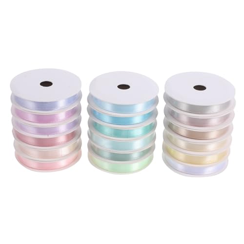OFFIGAM 18 Rollen Geschenkbänder für Geschenkverpackung und Partydekoration Vielseitige Ribbons für Hochzeiten und DIY Bastelprojekte pro für Festliche Anlässe Zufällige OFFIGAM 18 Rollen Geschenkbänder für Geschenkverpackung und Partydekoration Vielseitige Ribbons für Hochzeiten und DIY Bastelprojekte pro für Festliche Anlässe Zufällige von OFFIGAM