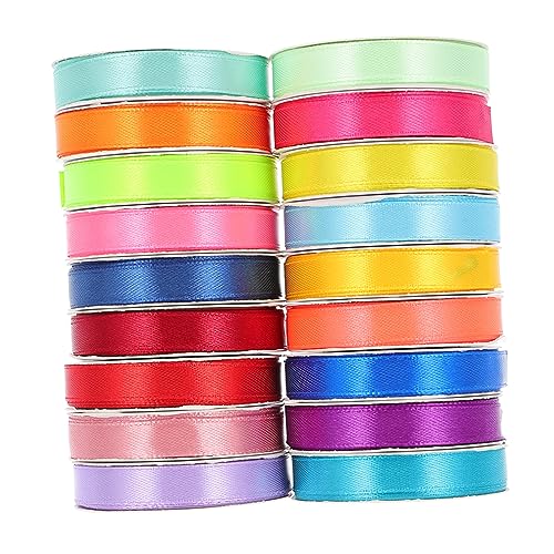 OFFIGAM 18 Rollen Geschenkverpackungsband Für Bänder Schmücken Streifen Kuchendekoration Pastellband Band Zum Verpacken Verschönerung Dekorationen Gemustert Rotes Band Bunt Polyester OFFIGAM 18 Rollen Geschenkverpackungsband Für Bänder Schmücken Streifen Kuchendekoration Pastellband Band Zum Verpacken Verschönerung Dekorationen Gemustert Rotes Band Bunt Polyester von OFFIGAM