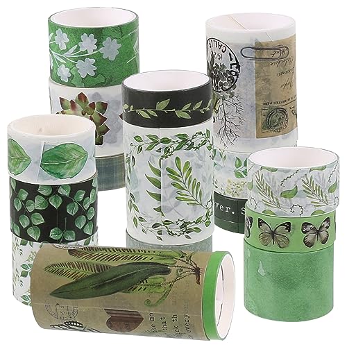 OFFIGAM 18Rollen Washi Tape Dünnes Dekoratives Klebeband für Scrapbooking und DIY Kunsthandwerk Ästhetisches Design für Journals Planer und Geschenkschachteln von OFFIGAM