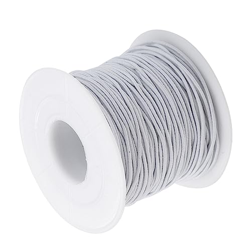 OFFIGAM 1Rolle Elastische Schnur Hochwertige Perlenschnur für DIY Schmuck Halsketten und Armbänder Flexible Verwendung Reißfestes Material für Bastelprojekte Weiß OFFIGAM 1Rolle Elastische Schnur Hochwertige Perlenschnur für DIY Schmuck Halsketten und Armbänder Flexible Verwendung Reißfestes Material für Bastelprojekte Weiß von OFFIGAM