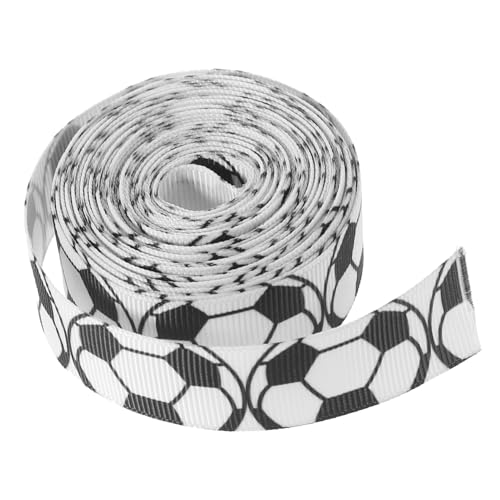 OFFIGAM 1Rolle Fußball Geschenkband Yards DIY Band für Dekoration Kunsthandwerk und Partys für Geburtstagsfeiern und Fußball Themen von OFFIGAM