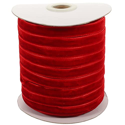 OFFIGAM 1Rolle Geschenkverpackungsband DIY Veloursband für Kreative Schleifen für Hochzeiten und Bastelprojekte Yards Große Auswahl an Farben von OFFIGAM