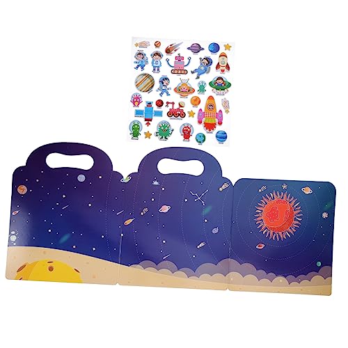OFFIGAM 1Satz DIY Aufkleberbuch für Entzückende Wiederverwendbare Sticker für Vorschulkinder Fördert Eltern Junge Mädchen Interaktion für Reisen und Kreative Lernspiele OFFIGAM 1Satz DIY Aufkleberbuch für Entzückende Wiederverwendbare Sticker für Vorschulkinder Fördert Eltern Junge Mädchen Interaktion für Reisen und Kreative Lernspiele von OFFIGAM