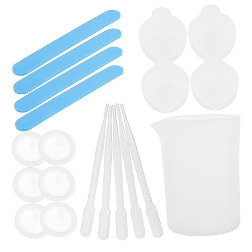 OFFIGAM 1Satz DIY Epoxidharz Messbecher Teiliges Silikon Werkzeug für Kunsthandwerk Rühren Harz und Wachs Silikonmatte und Rührstäbchen OFFIGAM 1Satz DIY Epoxidharz Messbecher Teiliges Silikon Werkzeug für Kunsthandwerk Rühren Harz und Wachs Silikonmatte und Rührstäbchen von OFFIGAM
