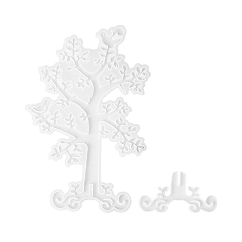 OFFIGAM 1Satz DIY Schmuckständer Silikonform für Ohrringe und Ringe Baumzweig Design für Epoxidharz Gießen Handwerksprojekte Personalisierte Heimdekoration OFFIGAM 1Satz DIY Schmuckständer Silikonform für Ohrringe und Ringe Baumzweig Design für Epoxidharz Gießen Handwerksprojekte Personalisierte Heimdekoration von OFFIGAM