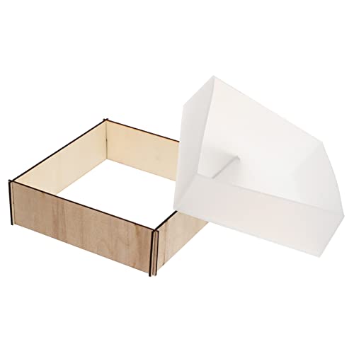 OFFIGAM 1Satz Epoxidharz Silikonform für DIY Kunsthandwerk Quadratische Formen für Getrocknete Blüten Untersetzer und Dekoration Manuelle für Projekte von OFFIGAM