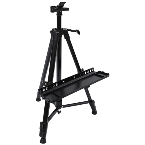 OFFIGAM 1Satz Faltbare Aluminium Staffelei für Malerei Höhenverstellbar für Drinnen und Draußen für Künstler und Kreative Projekte OFFIGAM 1Satz Faltbare Aluminium Staffelei für Malerei Höhenverstellbar für Drinnen und Draußen für Künstler und Kreative Projekte von OFFIGAM