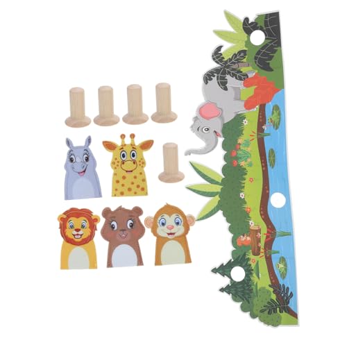 OFFIGAM 1Satz Fingerpuppen Filz für Süße Handgefertigte Fingerpuppen zum Geschichtenerzählen für Familienunterhaltung Aktivitäten und Puppentheater Sicher von OFFIGAM