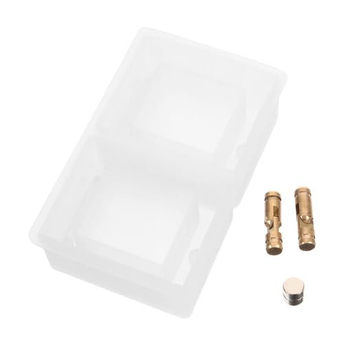 OFFIGAM 1Satz Silikonform für Rechteckige Ringbox DIY Gießform zur Schmuckaufbewahrung Magneten und Scharnieren Silikonformen für Heimwerkerprojekte Vielseitig OFFIGAM 1Satz Silikonform für Rechteckige Ringbox DIY Gießform zur Schmuckaufbewahrung Magneten und Scharnieren Silikonformen für Heimwerkerprojekte Vielseitig von OFFIGAM