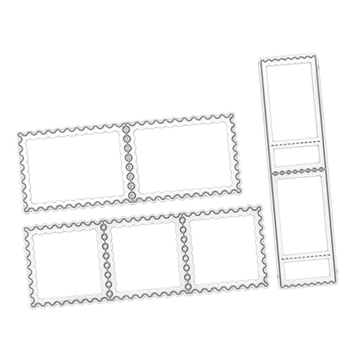 OFFIGAM 1Satz Stanzformen für Fotoalben Schneidformen DIY Bastelwerkzeug Langlebig und Wiederverwendbar für Scrapbooking und Handarbeiten mit Verschiedenen von OFFIGAM
