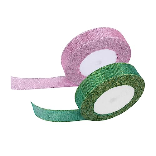 OFFIGAM 2 Rollen 2 Cm Farbige Zwiebelstreifen Weiß Basteln Glitzer Dekoration Glänzend Wrap Band Polyester OFFIGAM 2 Rollen 2 Cm Farbige Zwiebelstreifen Weiß Basteln Glitzer Dekoration Glänzend Wrap Band Polyester von OFFIGAM