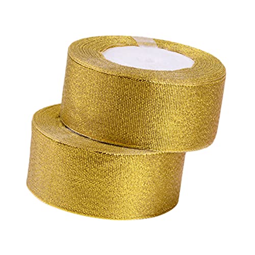 OFFIGAM 2 Rollen 25 Geschenkband Geschenkbänder ein Verpackungsband Metallbänder selber machen Golden OFFIGAM 2 Rollen 25 Geschenkband Geschenkbänder ein Verpackungsband Metallbänder selber machen Golden von OFFIGAM