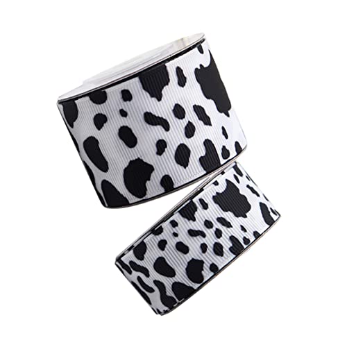 OFFIGAM 2 Rollen Kuhmuster Geschenkband pro Langlebig für DIY Bastelprojekte Dekorationen Hochzeiten und Partys OFFIGAM 2 Rollen Kuhmuster Geschenkband pro Langlebig für DIY Bastelprojekte Dekorationen Hochzeiten und Partys von OFFIGAM