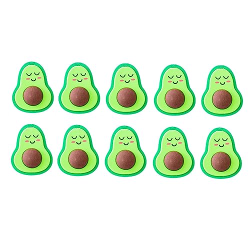 OFFIGAM 2 Sätze Teiliges Niedlicher Avocado Radiergummis Cartoon Radierer Für Malbedarf Für Schüler Lernzubehör Verschiedenen Designs 18 Stück * 2 von OFFIGAM