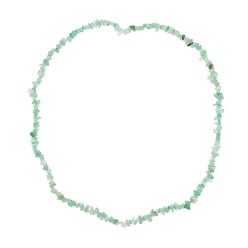 OFFIGAM 2 Saiten natürlicher Kristallkies Reize Perlen Herstellung für Schmuck beads for bracelets kristallsteine jellowstone rinestones cristals stones lose Steine natürliche Chips Green von OFFIGAM