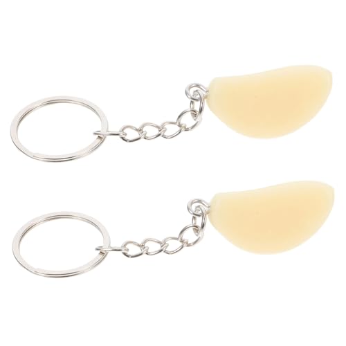OFFIGAM 2 Stück Knoblauchmodell Schlüsselanhänger Mit Knoblauchanhänger Miniaturknoblauch Künstliches Gemüse Simulierte Lebensmittel-schlüsselanhänger Mini-essensanhänger Pvc OFFIGAM 2 Stück Knoblauchmodell Schlüsselanhänger Mit Knoblauchanhänger Miniaturknoblauch Künstliches Gemüse Simulierte Lebensmittel-schlüsselanhänger Mini-essensanhänger Pvc von OFFIGAM