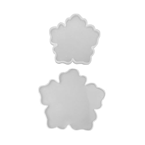 OFFIGAM 2 Stück Kristall-Epoxy-Form drinnen Blumen Untersetzer Formen Formenbau DIY -Handwerk Gießform Kieselgel Transparent OFFIGAM 2 Stück Kristall-Epoxy-Form drinnen Blumen Untersetzer Formen Formenbau DIY -Handwerk Gießform Kieselgel Transparent von OFFIGAM
