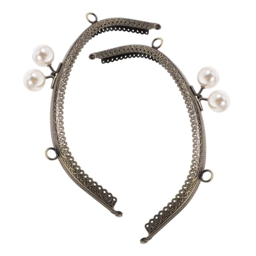 OFFIGAM 2pcs Handtasche Griffe Ersatz Geldbörse Verschlüsse Metallrahmen Für Brieftasche Machen Blumenmuster OFFIGAM 2pcs Handtasche Griffe Ersatz Geldbörse Verschlüsse Metallrahmen Für Brieftasche Machen Blumenmuster von OFFIGAM