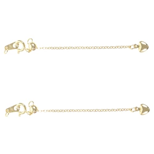 OFFIGAM 2 Stück Lobster Clasp Armband und Halskettenverlängerungen für Frauen Verstellbare Schmuckkette für Diy Projekte für Armbänder und Choker OFFIGAM 2 Stück Lobster Clasp Armband und Halskettenverlängerungen für Frauen Verstellbare Schmuckkette für Diy Projekte für Armbänder und Choker von OFFIGAM