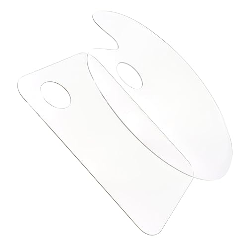 OFFIGAM 2 Stück Malenpalette Paletten mischen Künstler Farbtablett Farbtablett-Palette Malutensilien Lacktablett Aquarell -Mischtablett Acryl Transparent OFFIGAM 2 Stück Malenpalette Paletten mischen Künstler Farbtablett Farbtablett-Palette Malutensilien Lacktablett Aquarell -Mischtablett Acryl Transparent von OFFIGAM
