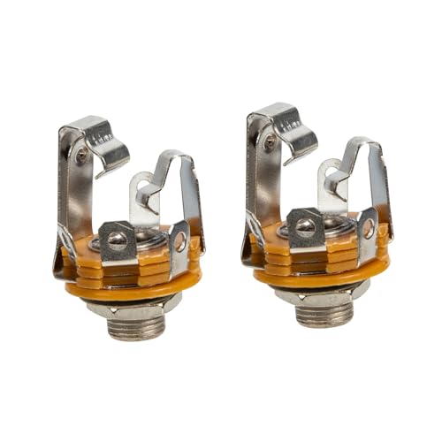 OFFIGAM 2 Stück Metall Stereo Klinkenbuchsen Gitarren und Mikrofon Ersatzstecker Leicht Robust Installieren Geeignet für Gitarren und Bässe OFFIGAM 2 Stück Metall Stereo Klinkenbuchsen Gitarren und Mikrofon Ersatzstecker Leicht Robust Installieren Geeignet für Gitarren und Bässe von OFFIGAM