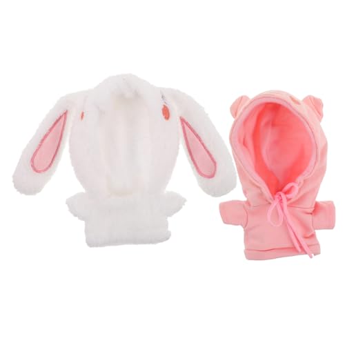 OFFIGAM 2 Stück Sweatshirt Cartoon-puppenkleidung Puppen-Hoodie Plüschtierkleidung Kleidung Für Plüschtiere Stoff von OFFIGAM