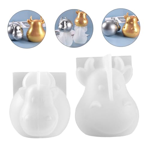 OFFIGAM 2 Stück Teiliges Epoxidharz Silikonform Cartoon Ochsen Maskottchen DIY Bastelgießform für Kunstwerke Strapazierfähig Strukturiert Kompakt und Einfach zu Verwenden OFFIGAM 2 Stück Teiliges Epoxidharz Silikonform Cartoon Ochsen Maskottchen DIY Bastelgießform für Kunstwerke Strapazierfähig Strukturiert Kompakt und Einfach zu Verwenden von OFFIGAM