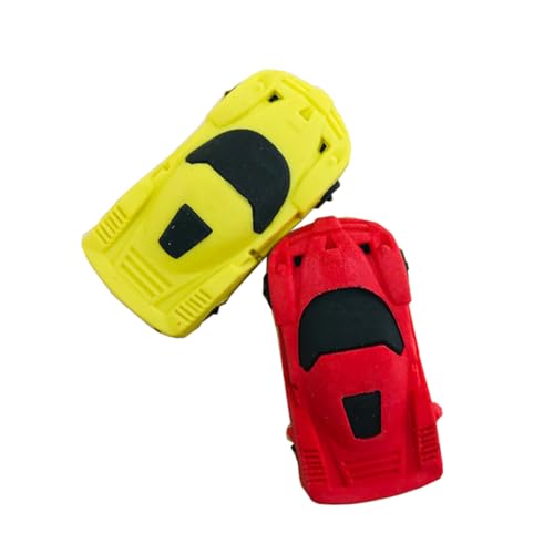 OFFIGAM 20 Stück Autobahngummi Für Zufälle Süßes Briefpapier Radiergummi in Autoform Lustiges Kindergeschenk Radiergummi Zufällige Farbe von OFFIGAM