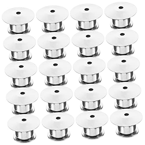 OFFIGAM 20 Stück Flache Runde Sicherheitsnadel für Broschen Hochwertige Kupfer Pin Rückseiten für DIY Bastelprojekte und Schmuckherstellung Silberfarben OFFIGAM 20 Stück Flache Runde Sicherheitsnadel für Broschen Hochwertige Kupfer Pin Rückseiten für DIY Bastelprojekte und Schmuckherstellung Silberfarben von OFFIGAM