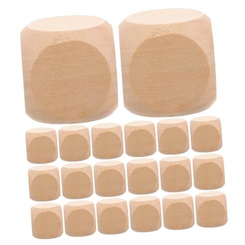 OFFIGAM 20 Stück Kreative Holzwürfel Leere Untersetzer Zum Basteln Puzzle Leere Leeres Würfelspielzeug Q-less-wortwürfel Leere Quadratische Perlen Leeres Spiel Hölzern OFFIGAM 20 Stück Kreative Holzwürfel Leere Untersetzer Zum Basteln Puzzle Leere Leeres Würfelspielzeug Q-less-wortwürfel Leere Quadratische Perlen Leeres Spiel Hölzern von OFFIGAM