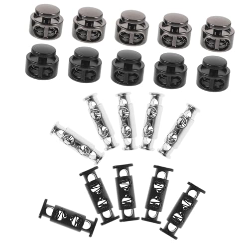 OFFIGAM 20 Stück Metall Kordelstopper mit Federmechanismus für Sweatpants Hoodies und DIY Projekte Leicht Tragbar und Installieren von OFFIGAM
