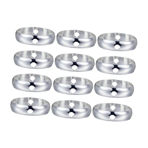 OFFIGAM 20 Stück Metallringzubehör Ohrringe Für Die Schmuckherstellung Klobig Perlenringe Runde Perlen Winziges Glattes Perlenzubehör Armbandzubehör Aus Metall Silber OFFIGAM 20 Stück Metallringzubehör Ohrringe Für Die Schmuckherstellung Klobig Perlenringe Runde Perlen Winziges Glattes Perlenzubehör Armbandzubehör Aus Metall Silber von OFFIGAM