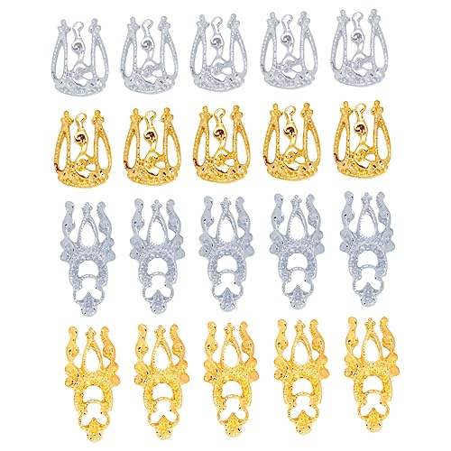 OFFIGAM 20 Stück Nagel Charms DIY Maniküre Dekoration für Einzigartige Nagelkunst Gold Silber Zubehör für Kreative Manikuren für Zuhause oder Professionelle Anwendungen OFFIGAM 20 Stück Nagel Charms DIY Maniküre Dekoration für Einzigartige Nagelkunst Gold Silber Zubehör für Kreative Manikuren für Zuhause oder Professionelle Anwendungen von OFFIGAM